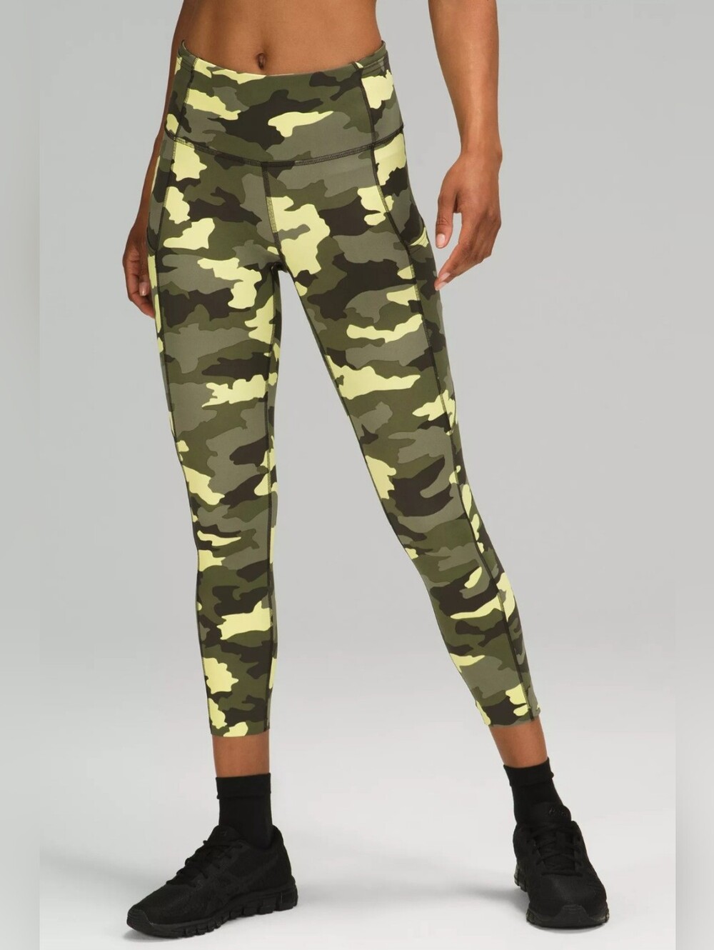 NWOT Lululemon Leggings - Size 14 - 23" Inseam - Green Camouflage